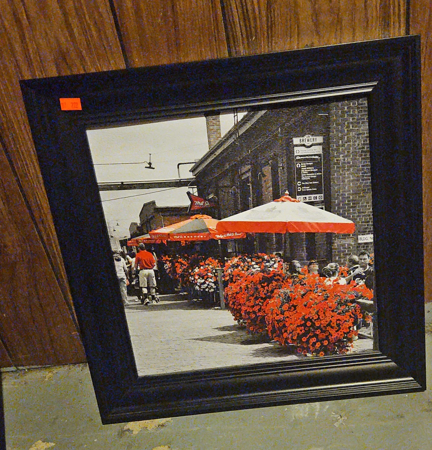 Framed Print - Mill St. Brewery Patio Scene