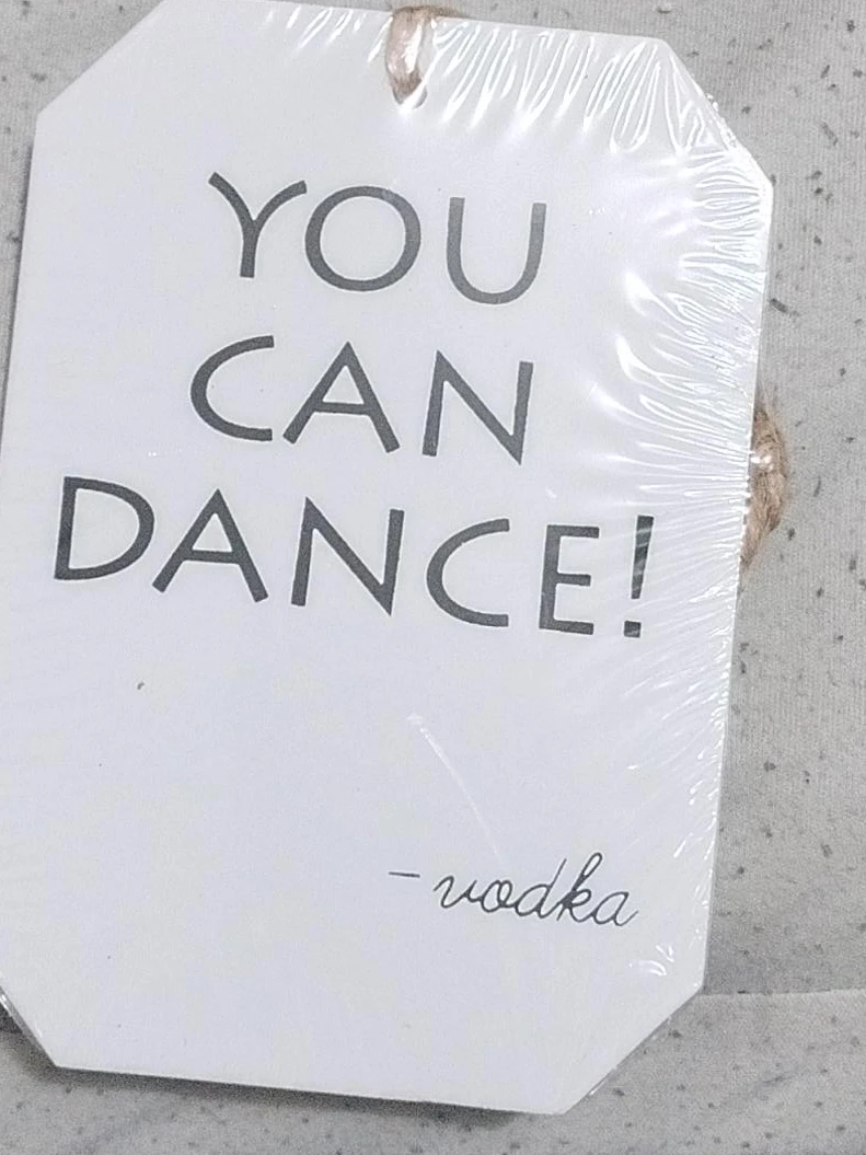 Vodka "You Can Dance" Gift Tag