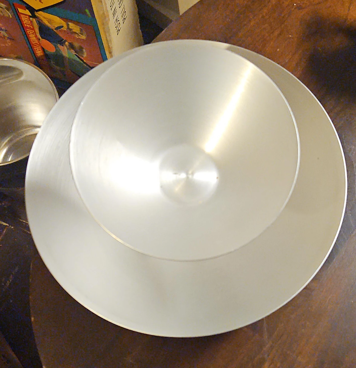 Two-Tier Aluminum Serving Tray