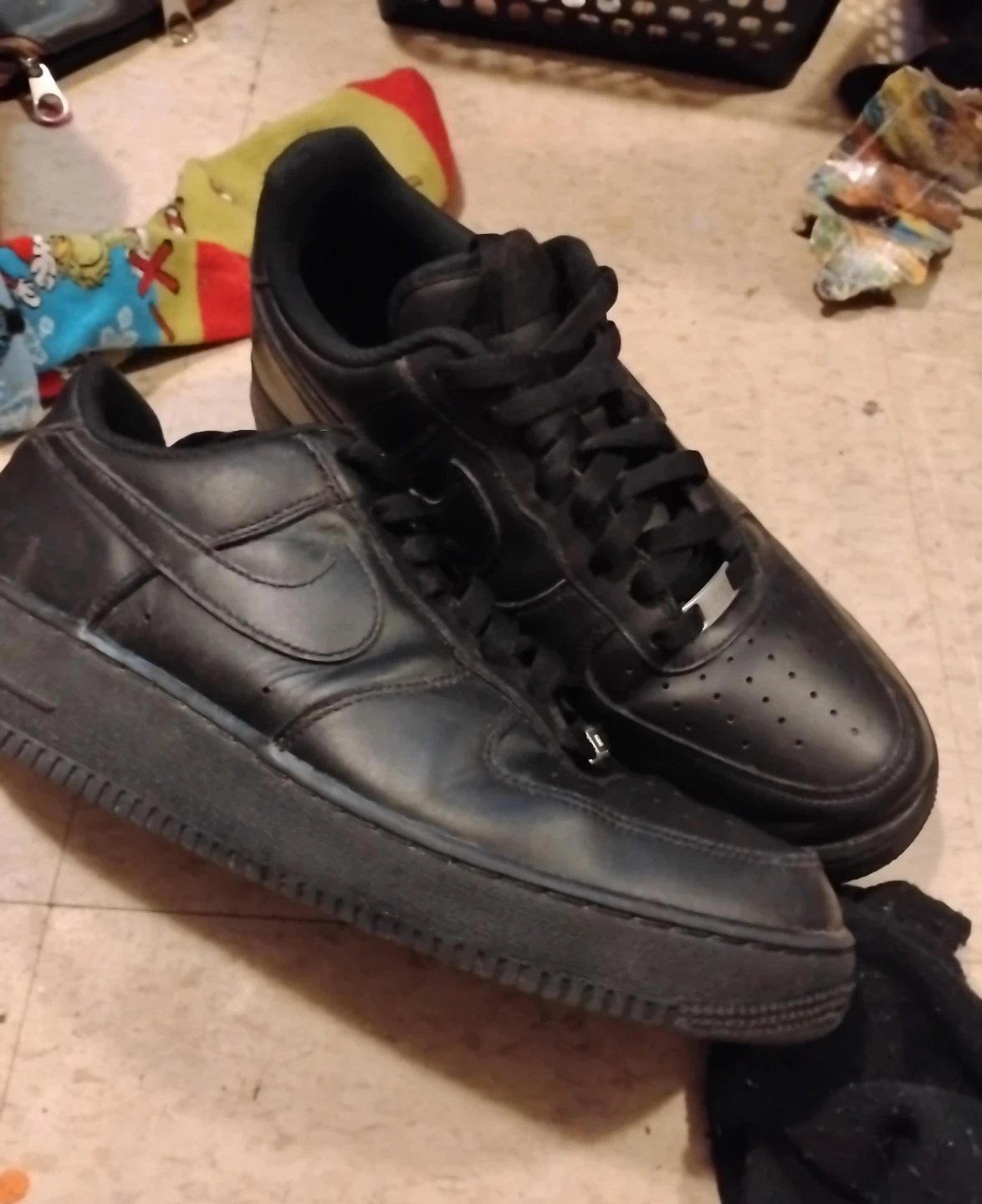 Nike Air Force 1 Shoes - Black