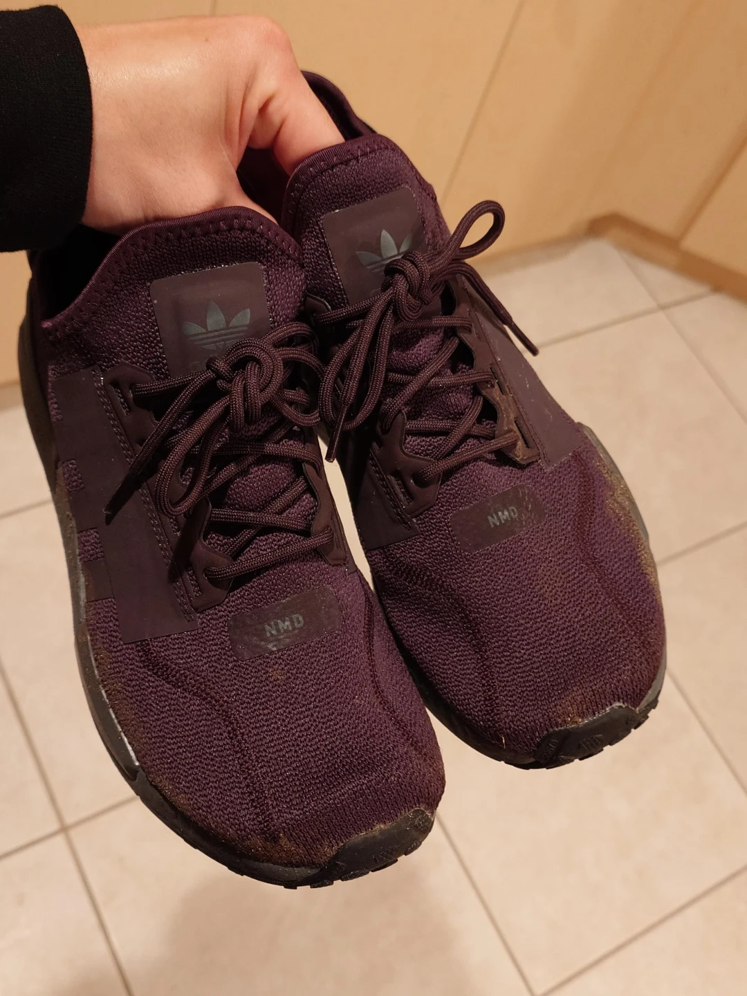 Adidas NMD "Balls" Sneakers - Burgundy