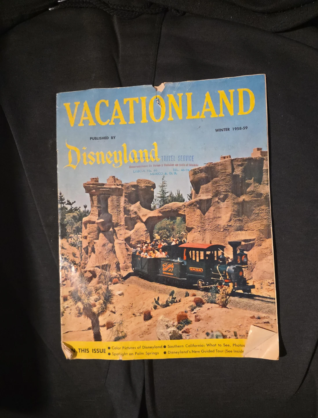 Vacationland Magazine Winter 1958-59 Disneyland