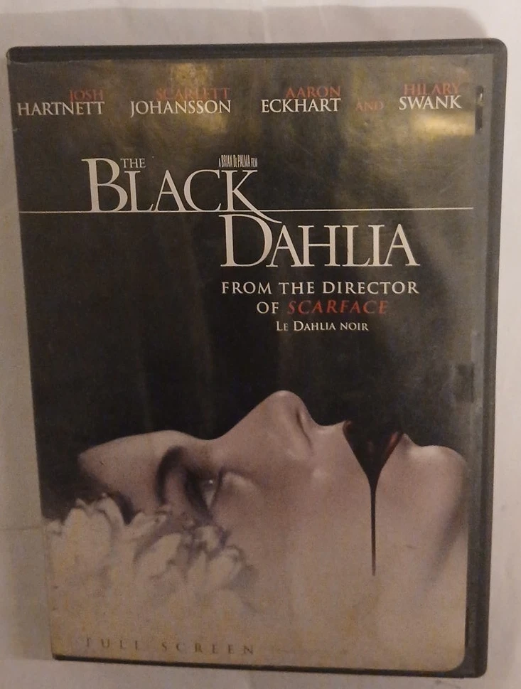 The Black Dahlia Full Screen DVD