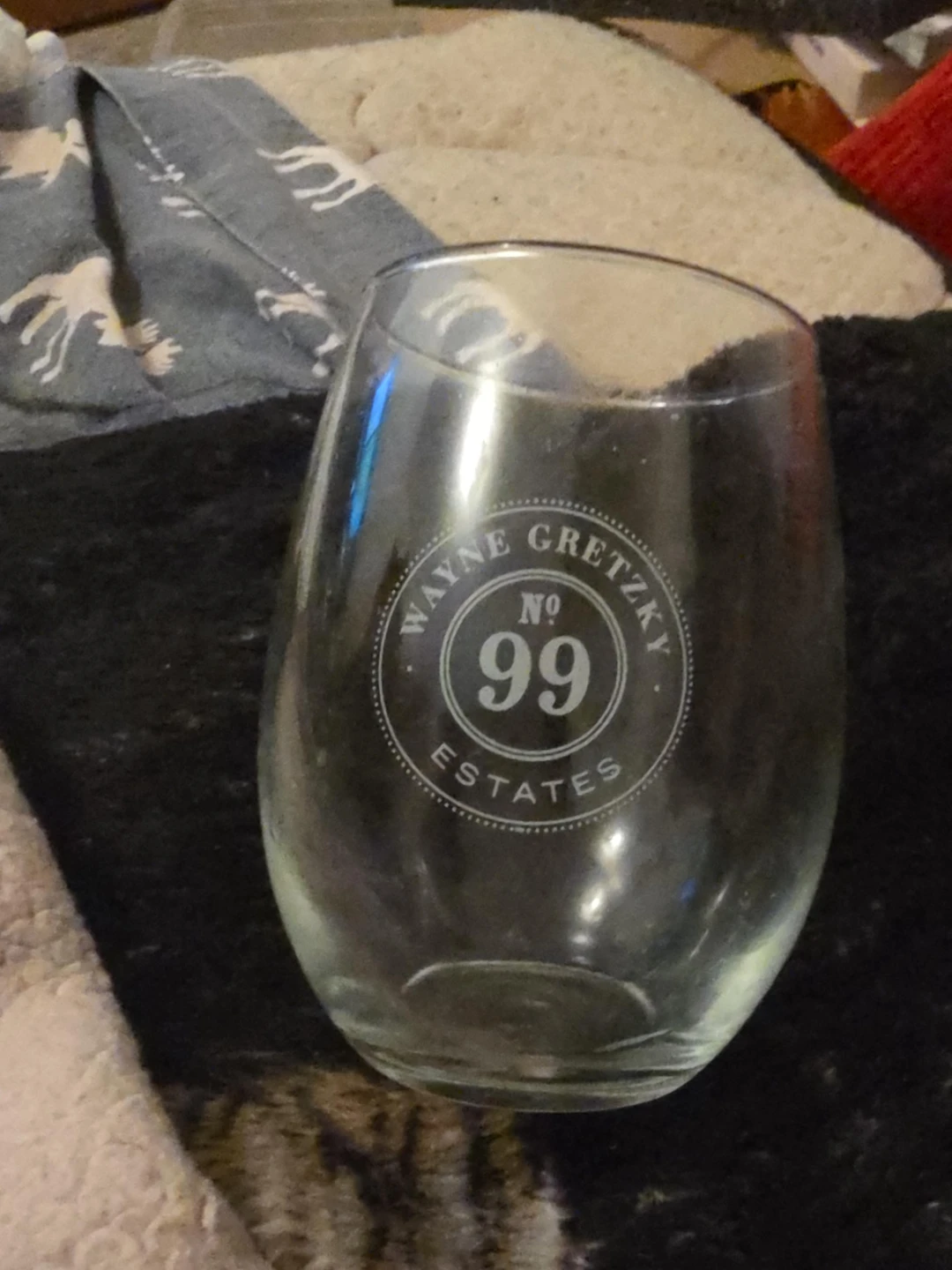 Wayne Gretzky Estates No. 99 Stemless Wine Glass