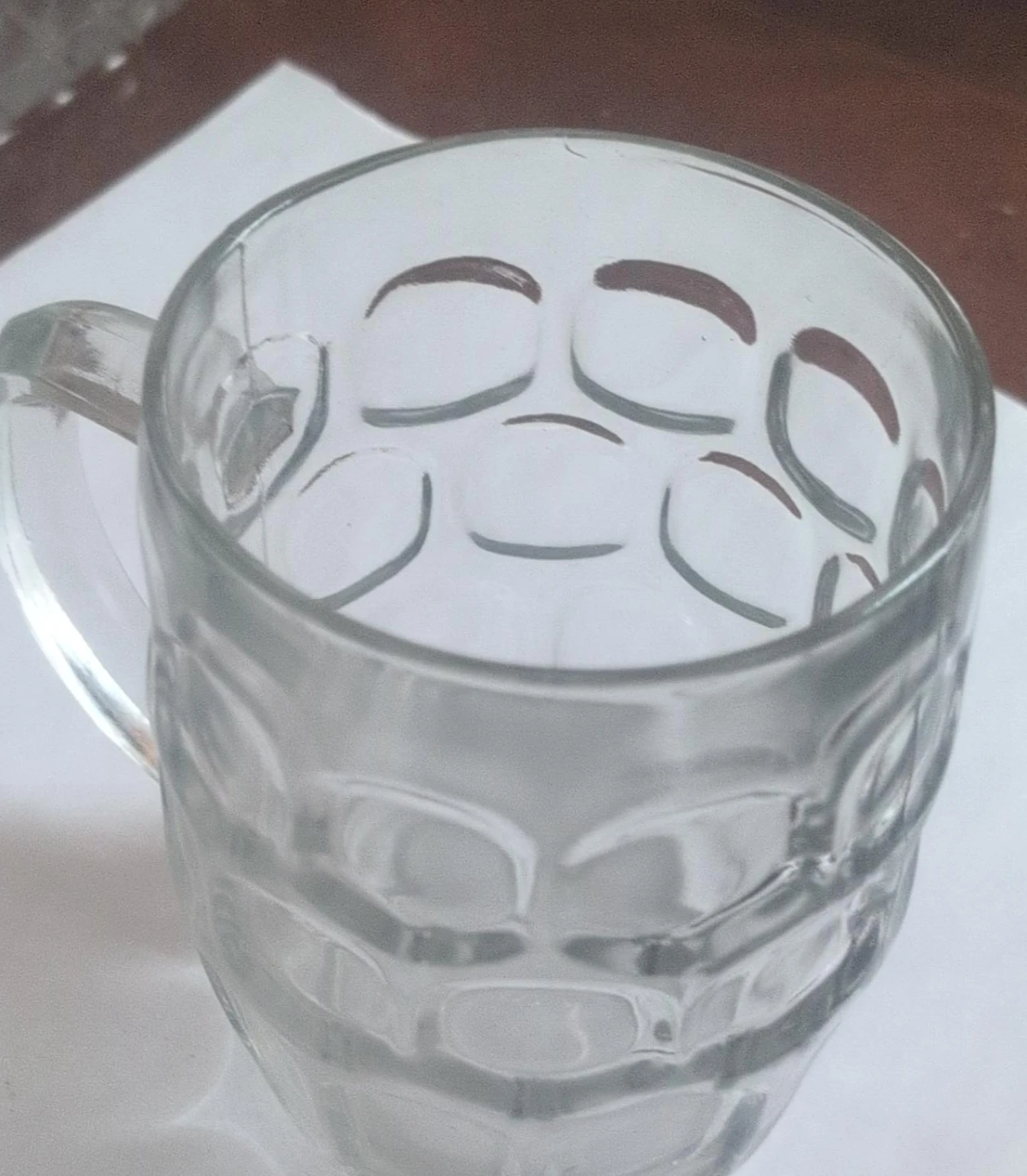 Glass Beer Mug with Handle