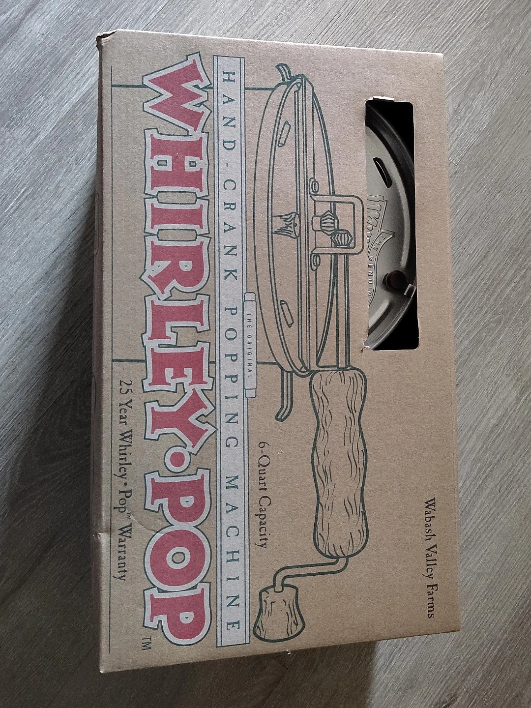 Whirley Pop Hand-Crank Popping Machine