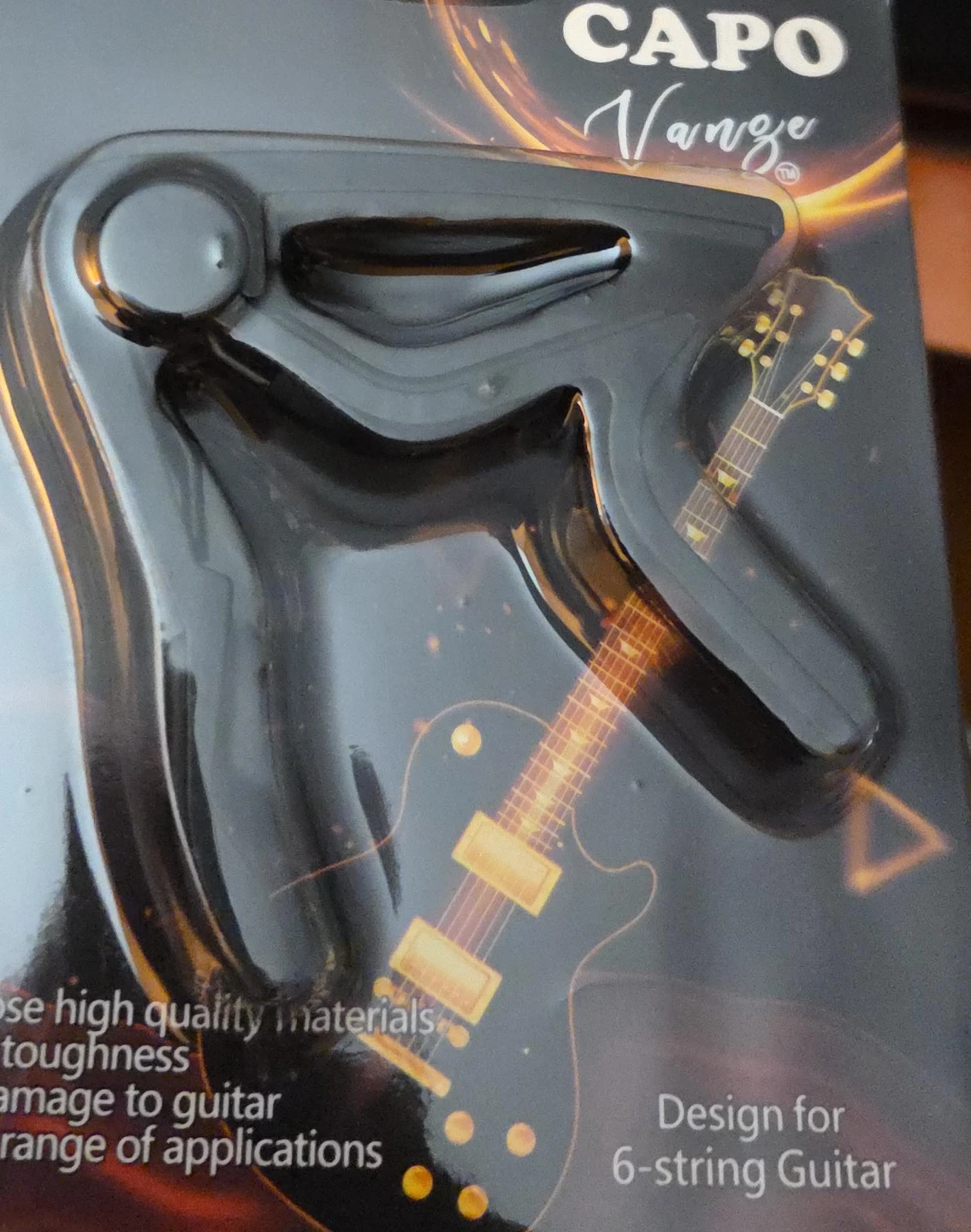 Vange Capo for 6-String Guitar