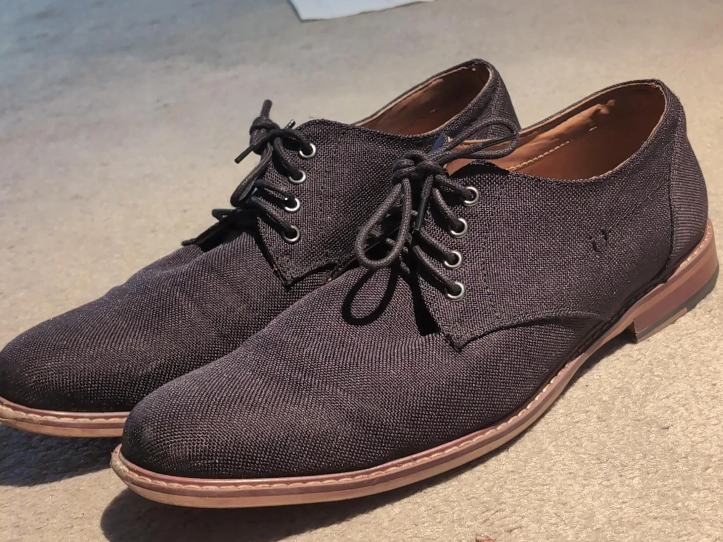 Braxton Men's woven fabric derby shoes