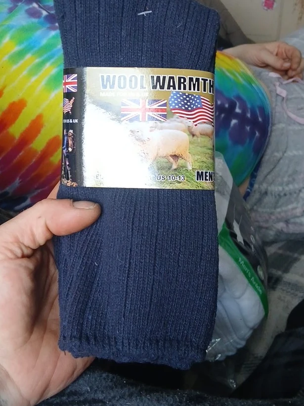 Wool Warmth Men's Socks US 10-13