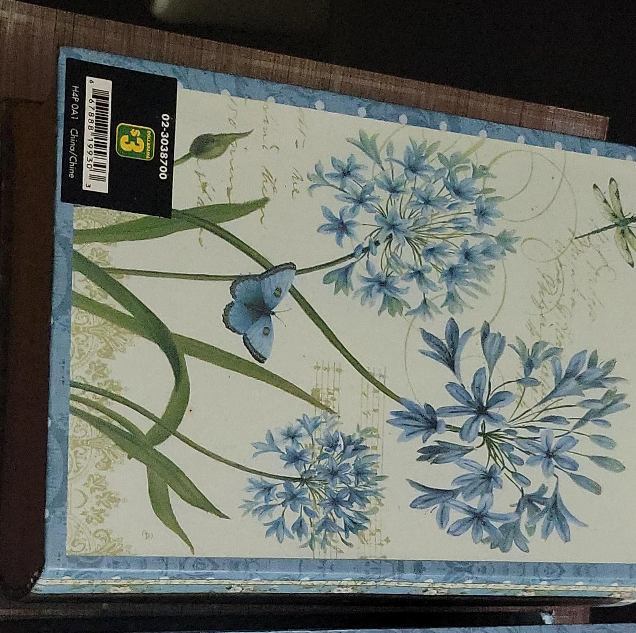 Decorative Storage Box Set - Blue Floral