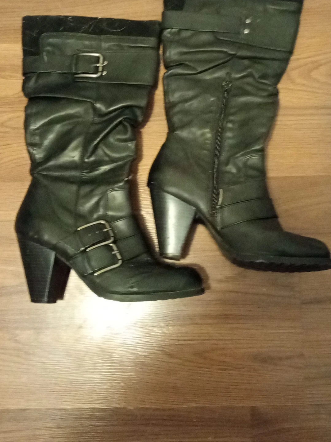 Women's Black Heeled Boots