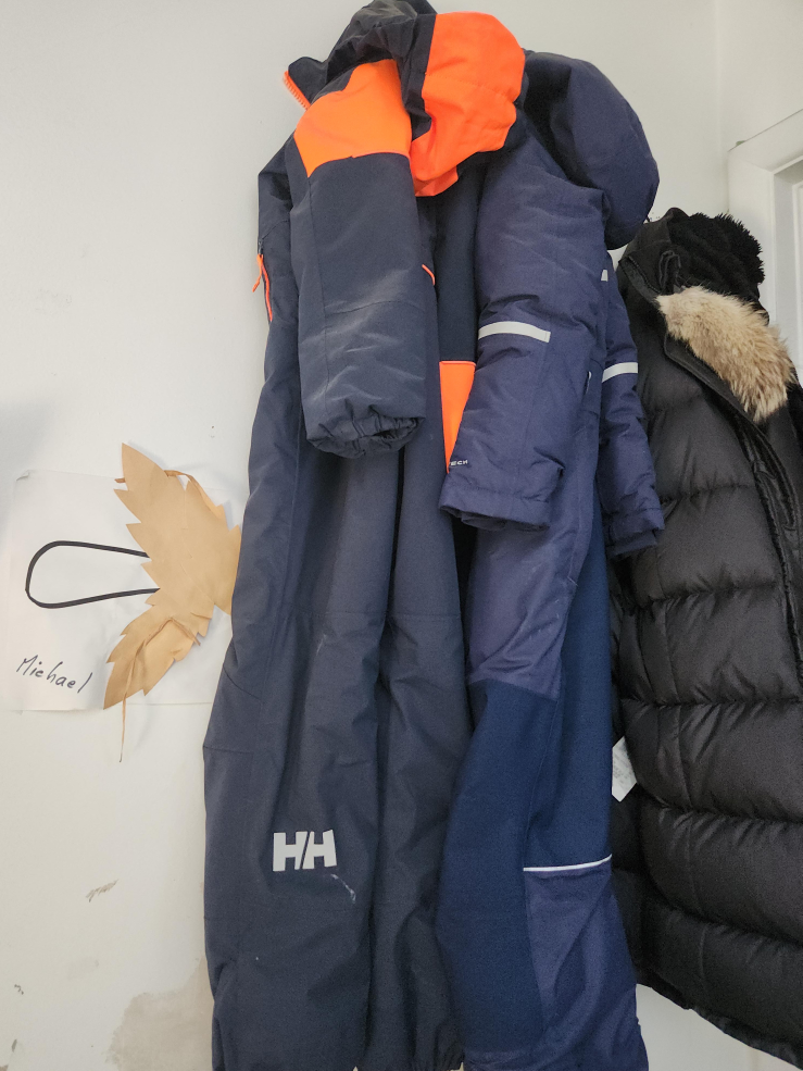 Helly Hansen Navy & Orange Insulated Ski Jacket