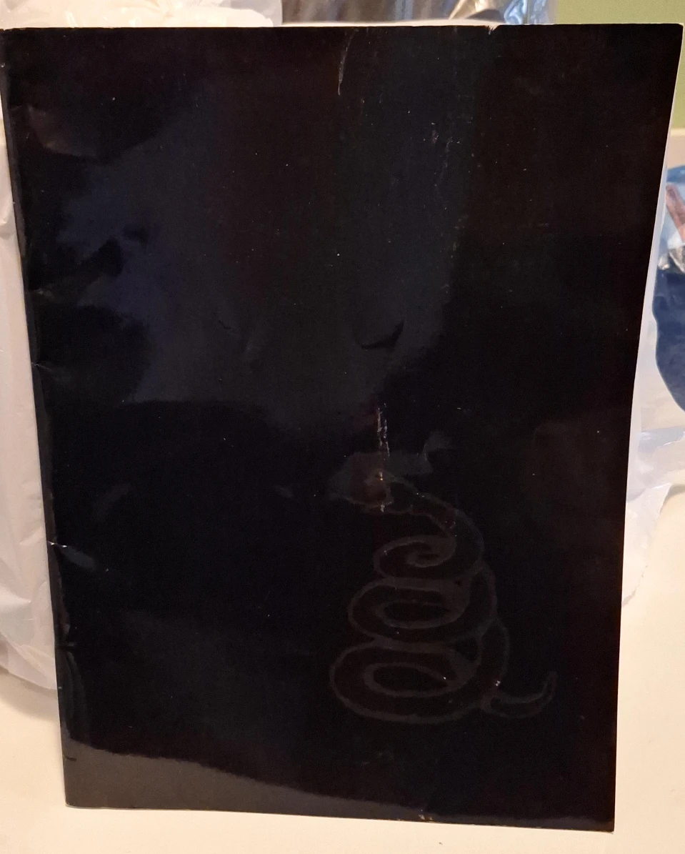 Metallica Black Album concert book