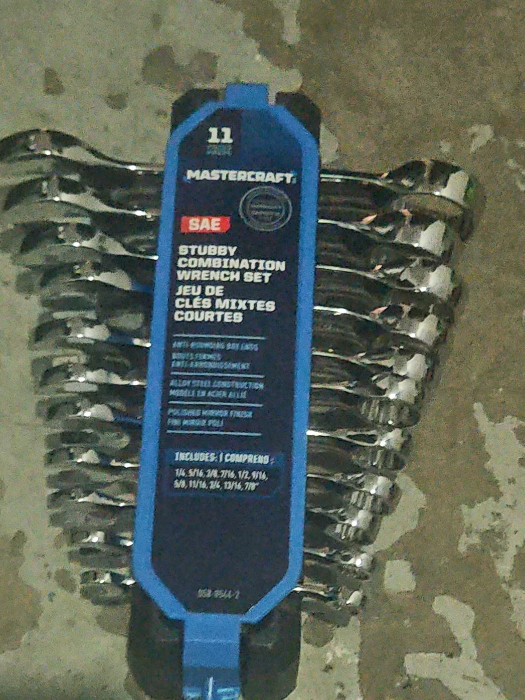 Mastercraft 11-Piece Stubby Combination Wrench Set