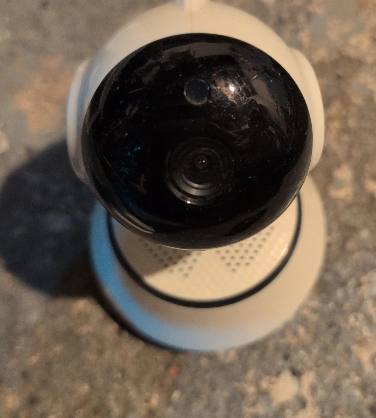White IP Security Camera