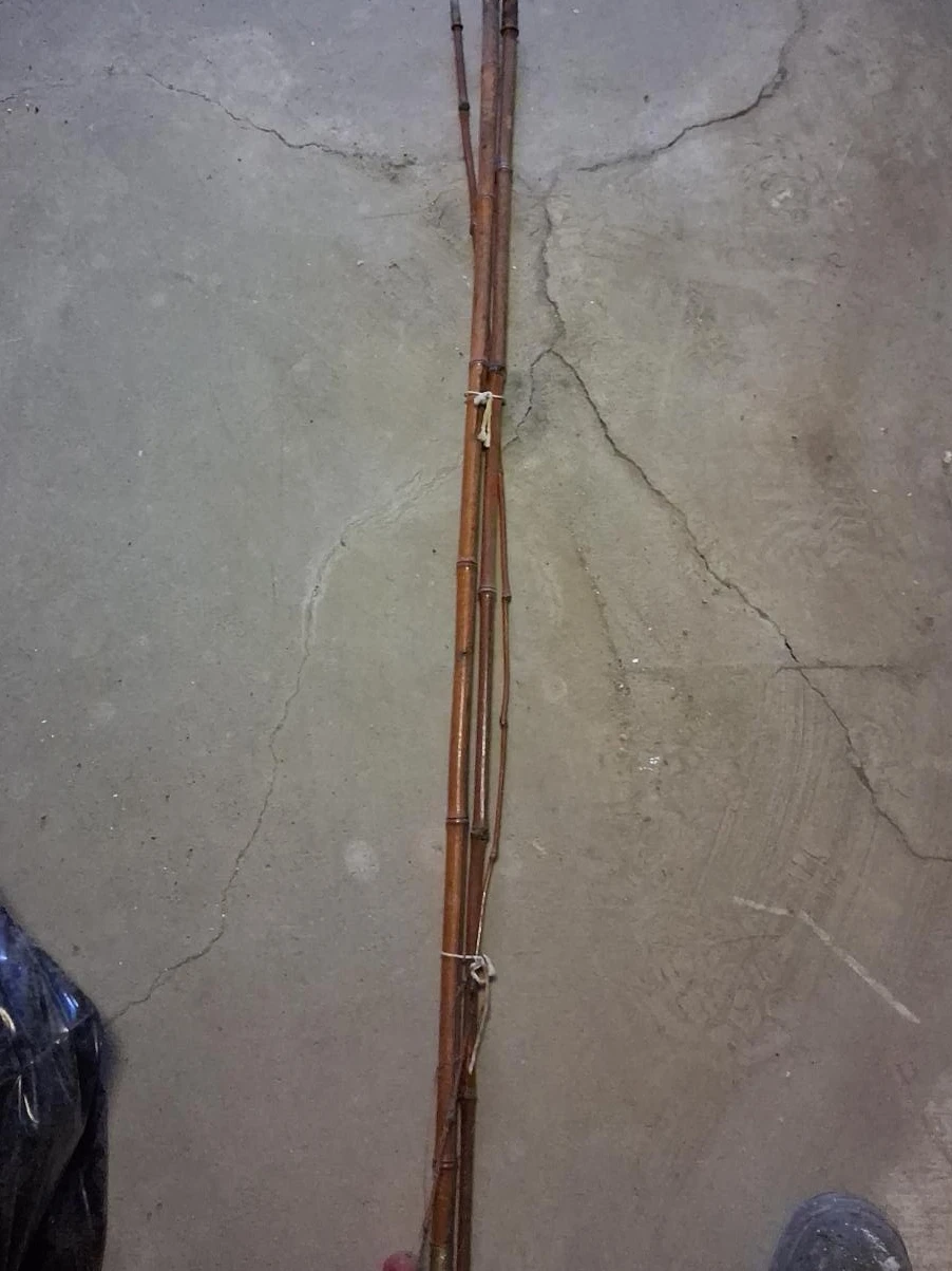 Bundle of 4 Bamboo Poles