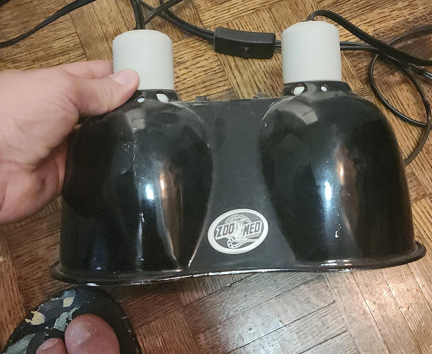 Zoo Med Dual Ceramic Heat Emitter Fixture