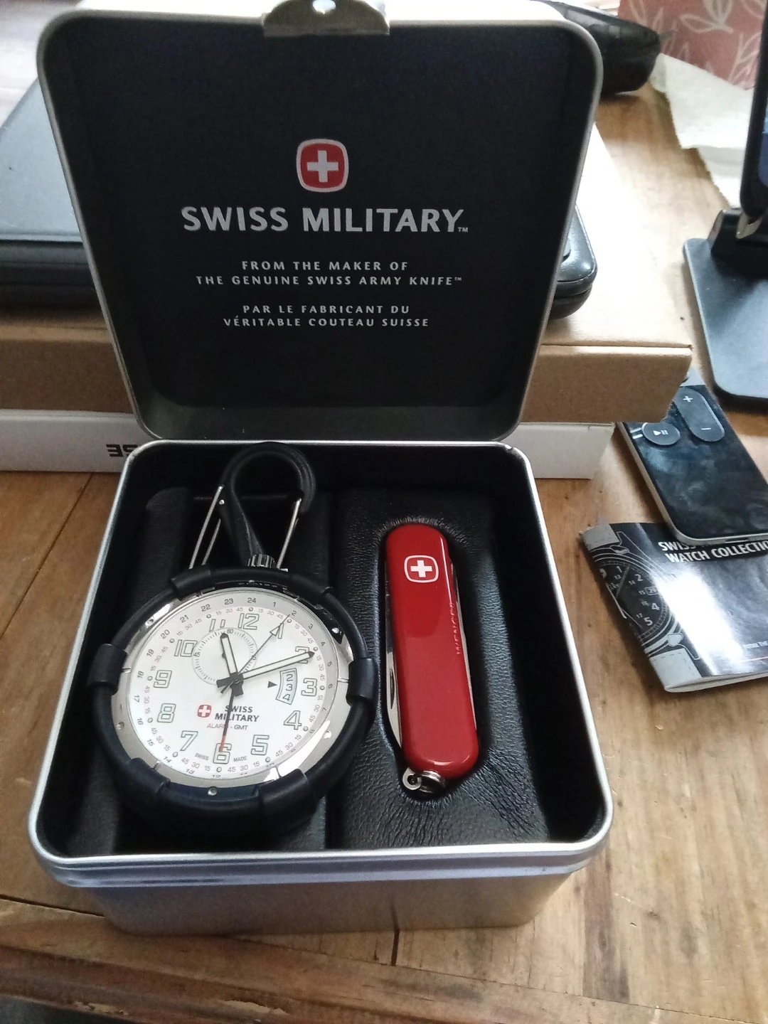 Swiss Military Watch and Knife Set