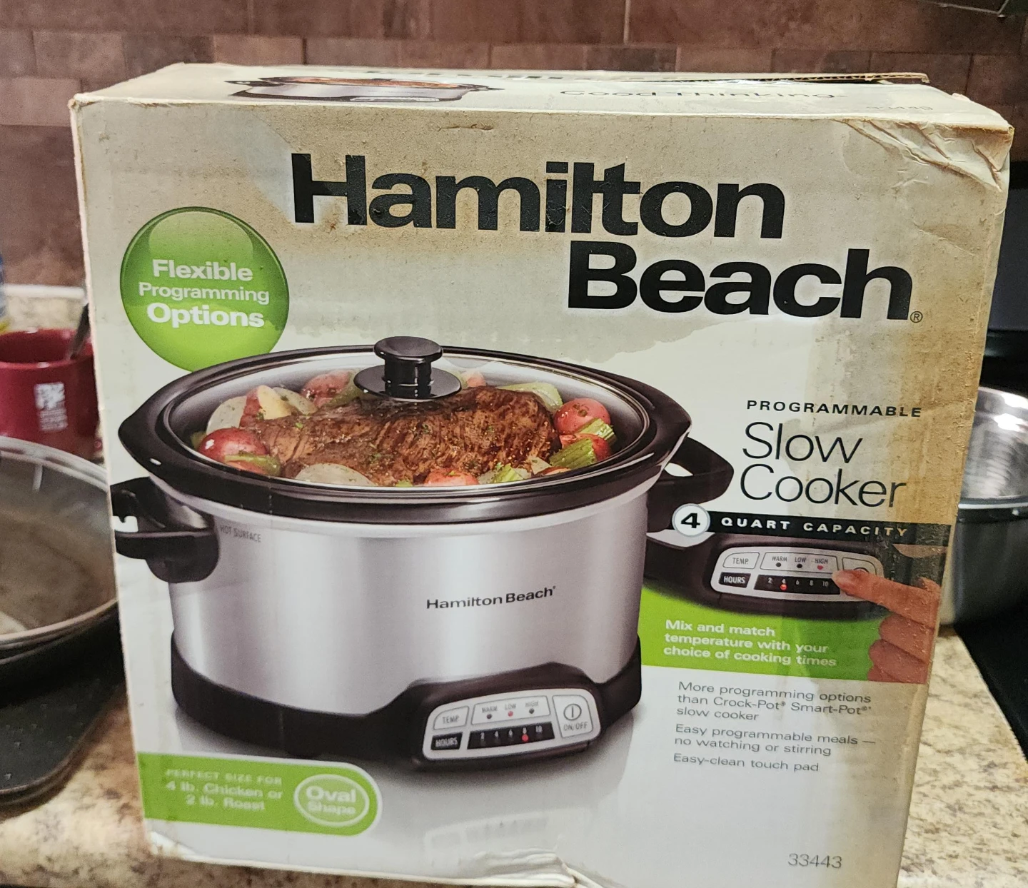 Hamilton Beach Programmable 4 Quart Slow Cooker