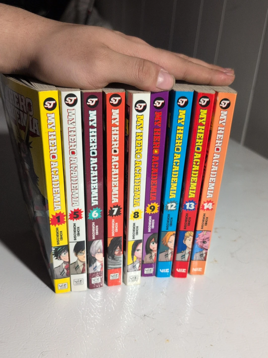My Hero Academia Manga Volumes 1, 5, 6-9, 12-14
