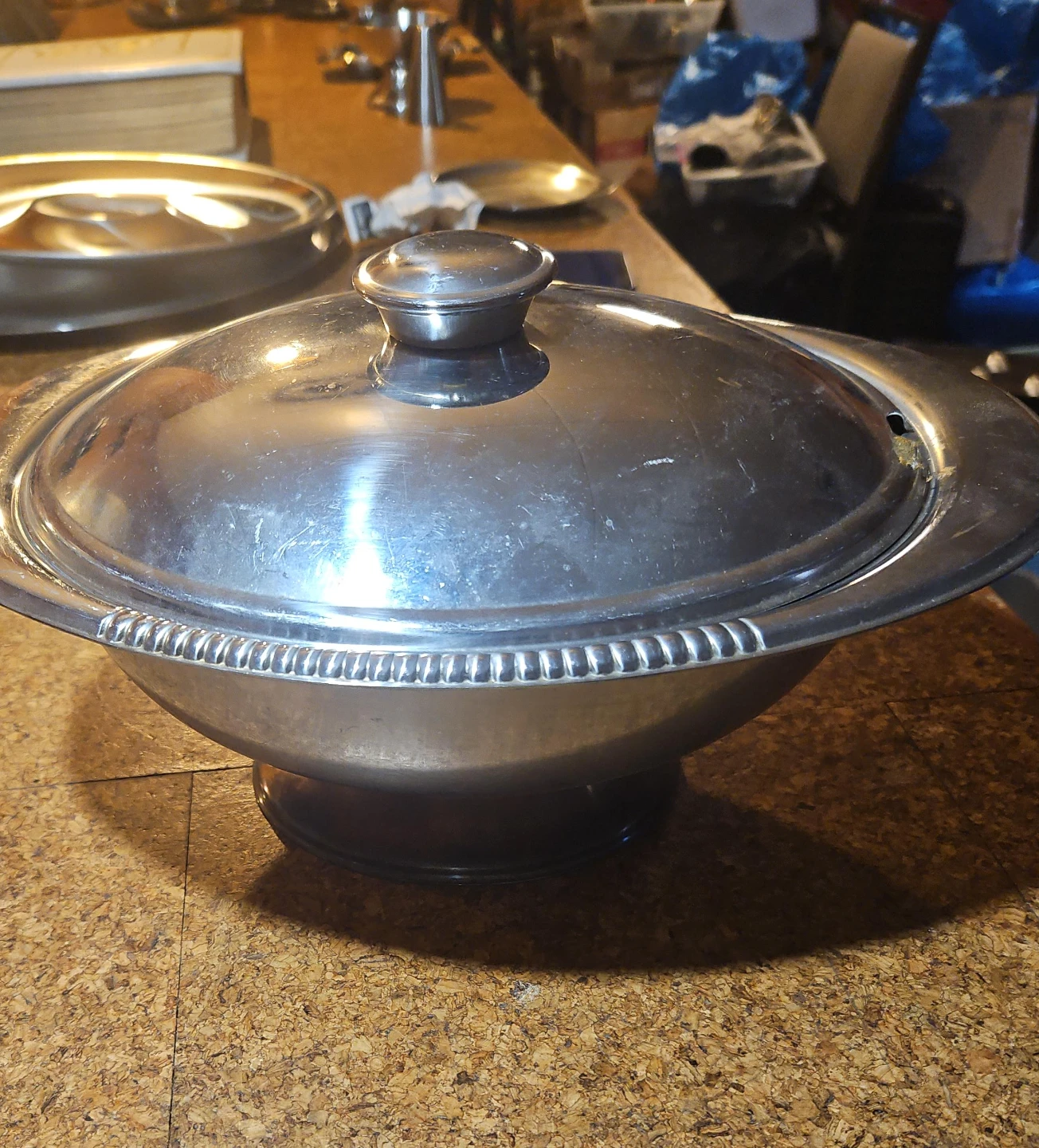 Silver Plated Covered Serving Dish