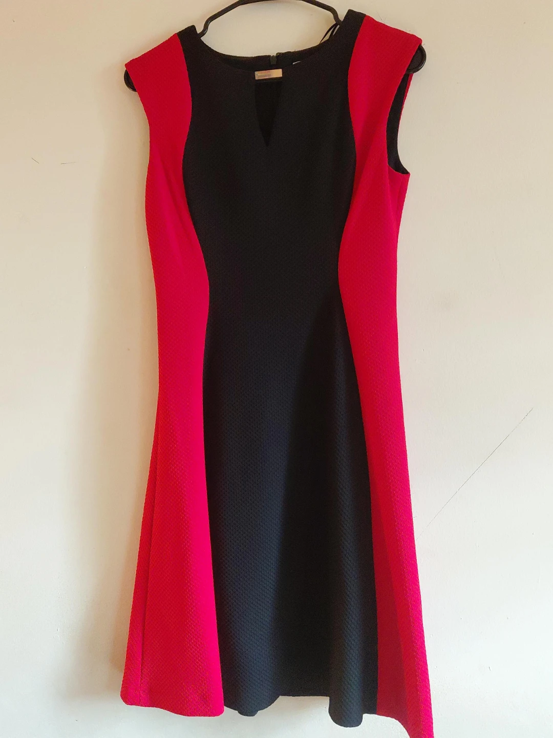 Black and Red Sheath Dress