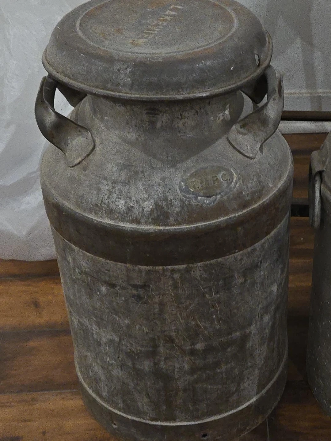 Vintage Metal Milk Can