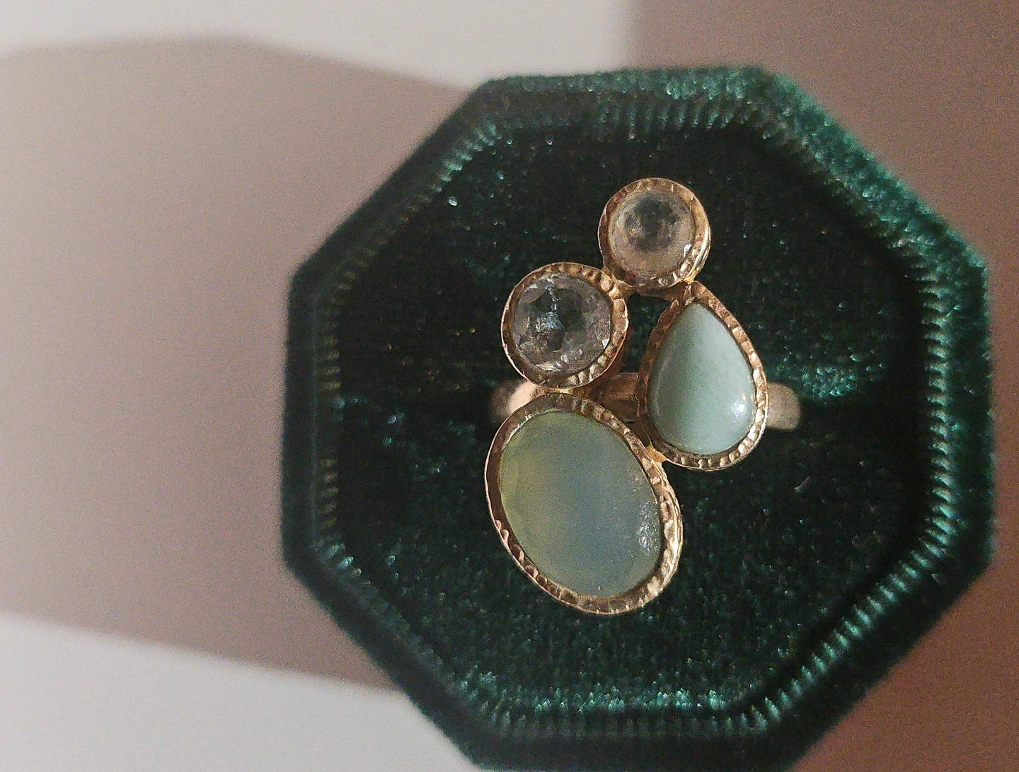 Assorted Gemstone Ring Sterling Silver