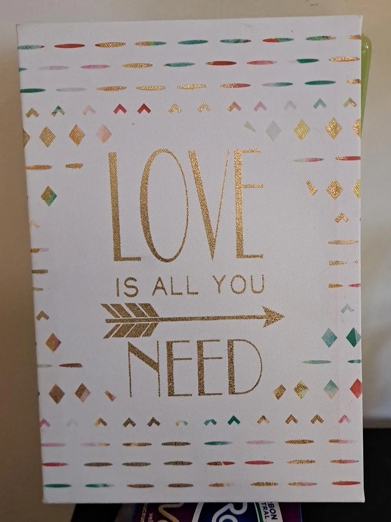 Canvas Wall Art "Love Is All You Need"