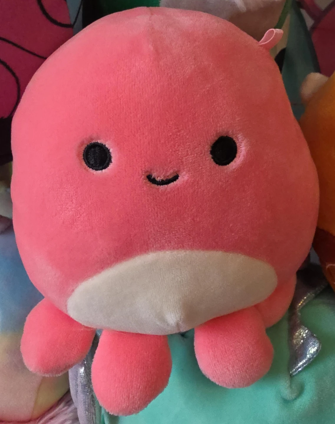 Pink Plush Octopus Stuffed Toy
