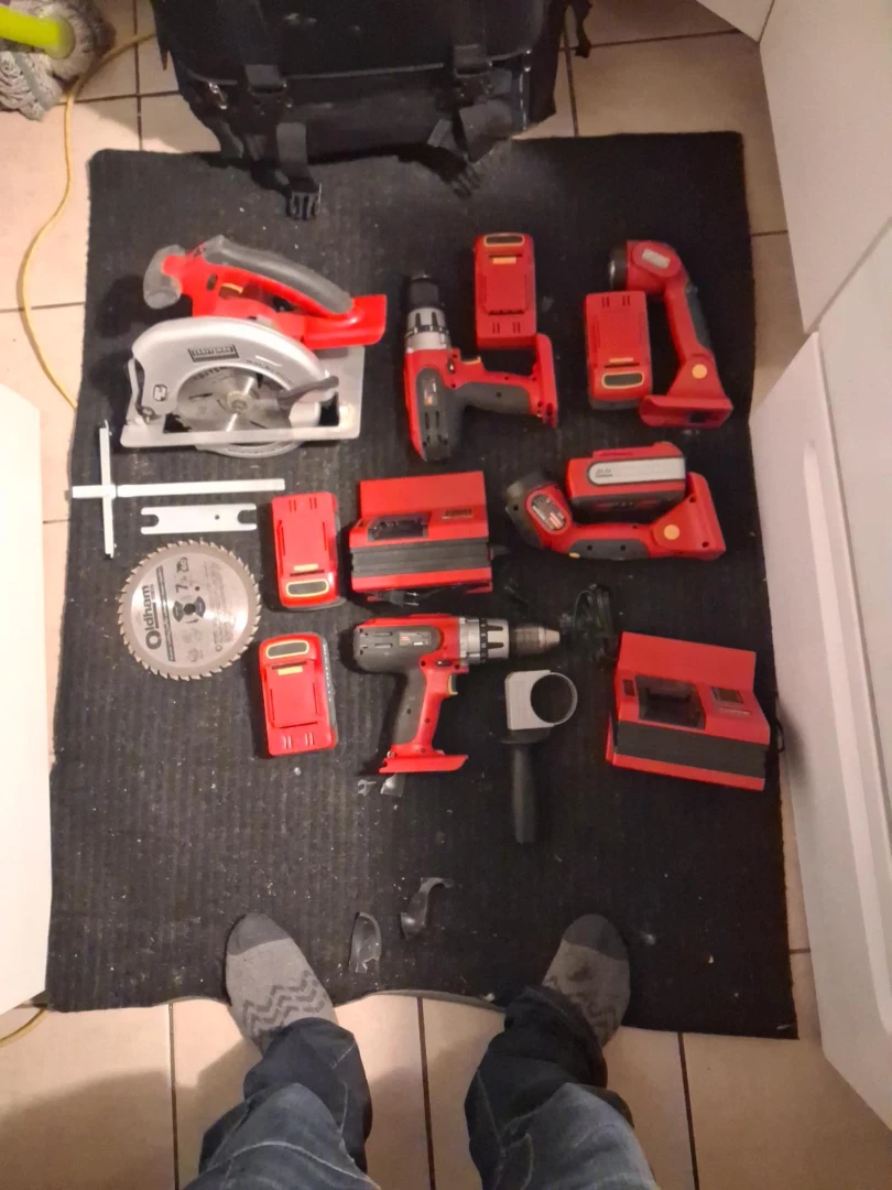 Craftsman Cordless Power Tool Set with Batteries and Charger