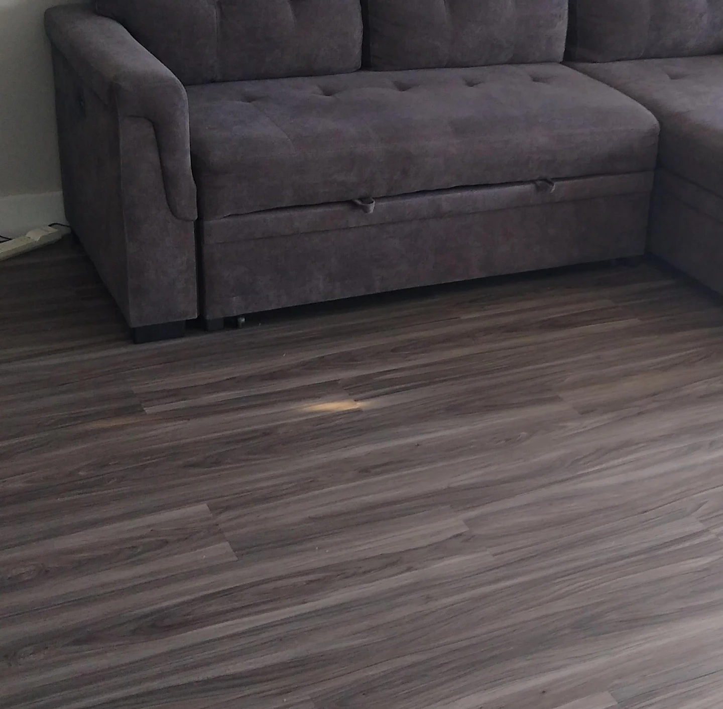 Grey Sectional Sofa with Storage