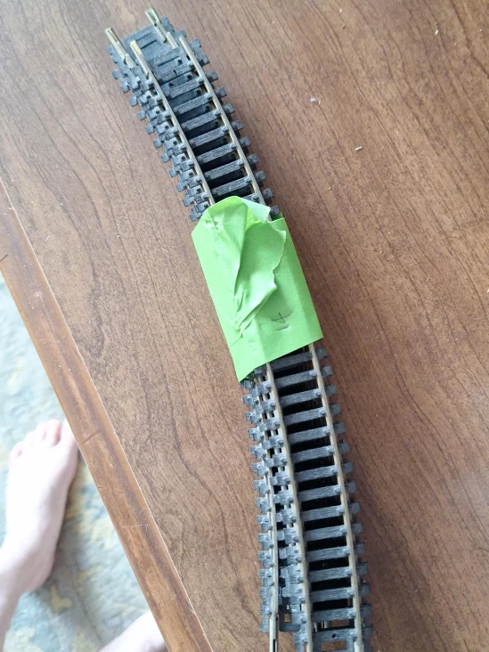 7 Model HO Scale Train Track Section