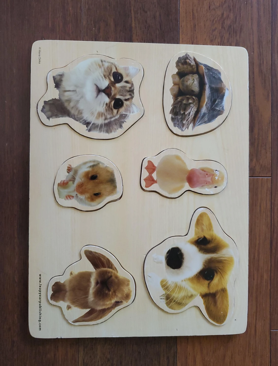 Wooden Animal Puzzle Board