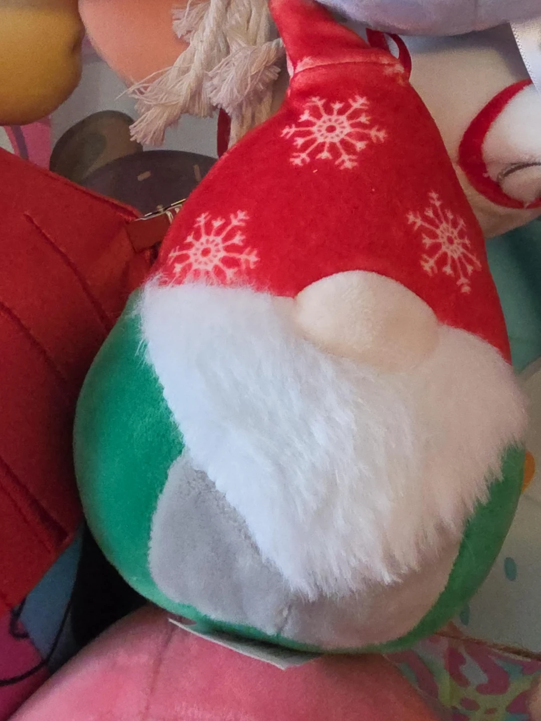 Plush Christmas Gnome Ornament