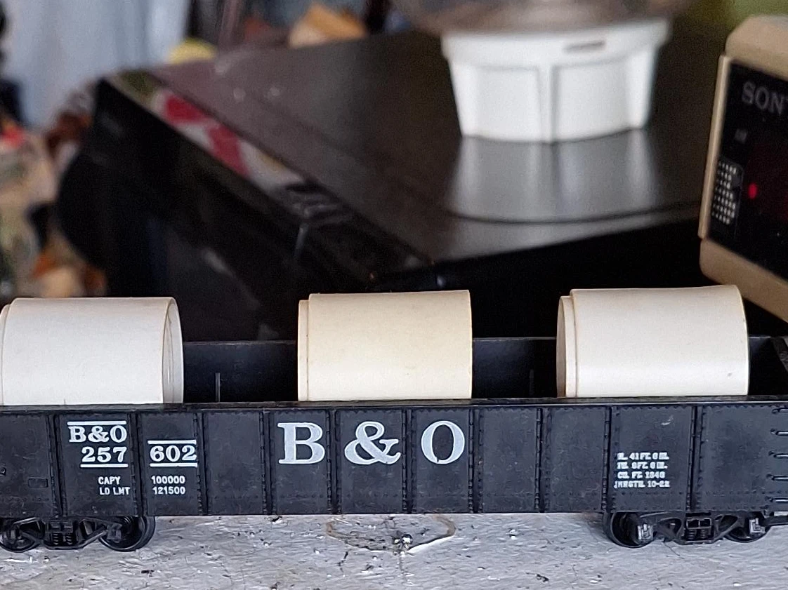 B&O Railroad Model Train Car