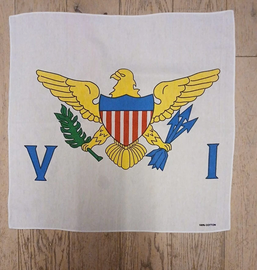 Virgin Islands Bandana 100% Cotton