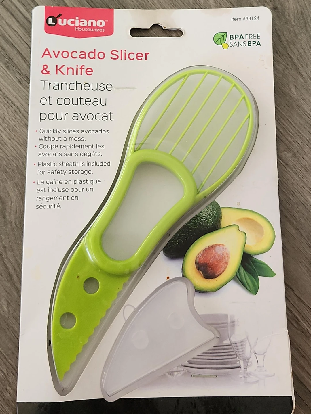Luciano Housewares Avocado Slicer & Knife