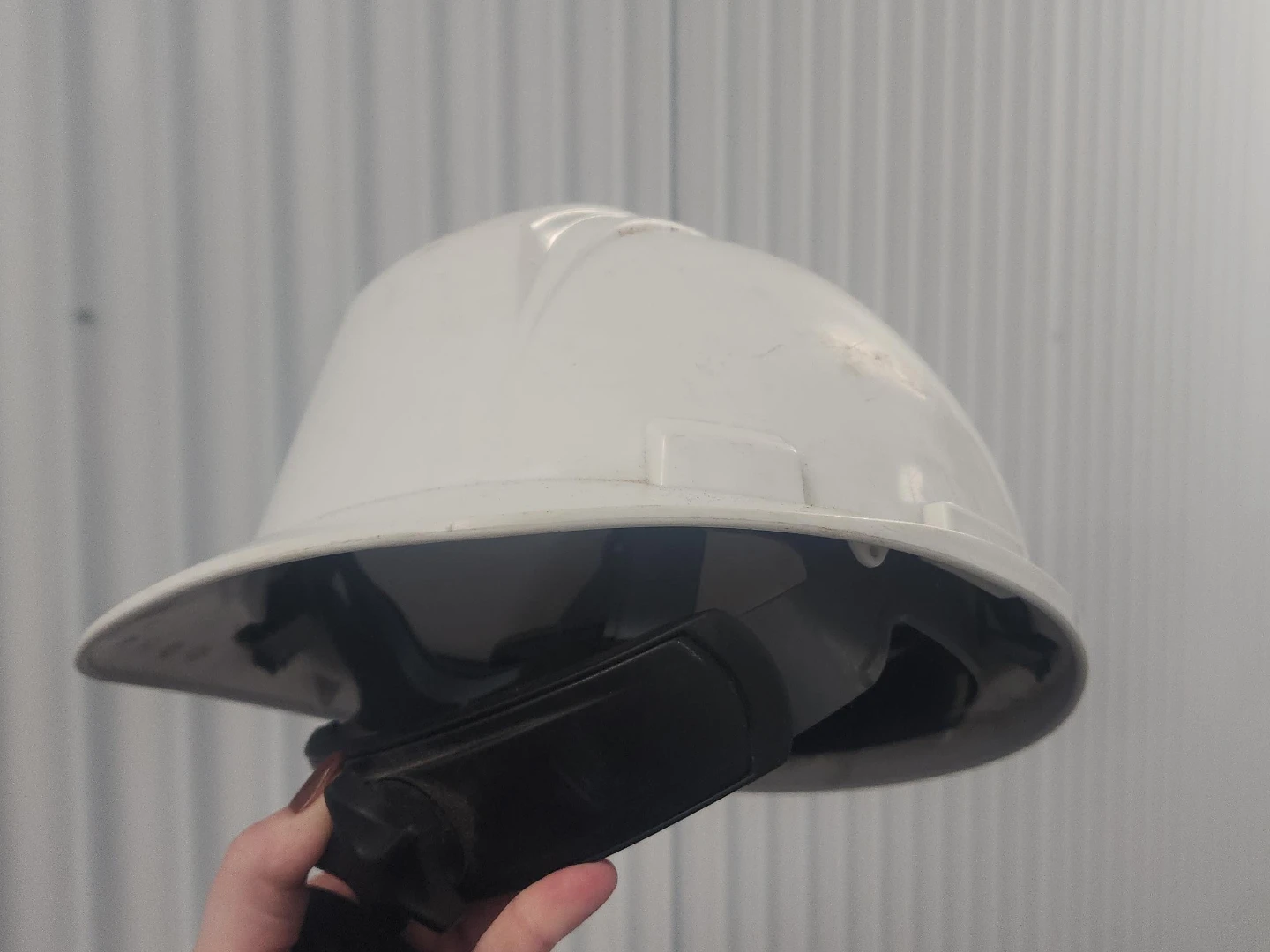 White Hard Hat