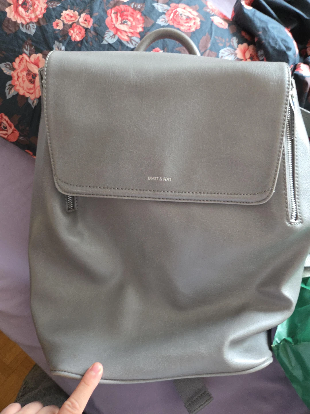 Matt & Nat Grey Backpack