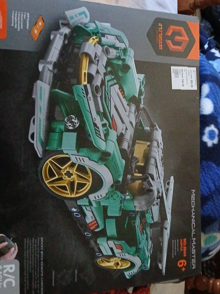 Mechanical Master Remote Control Building Blocks Car