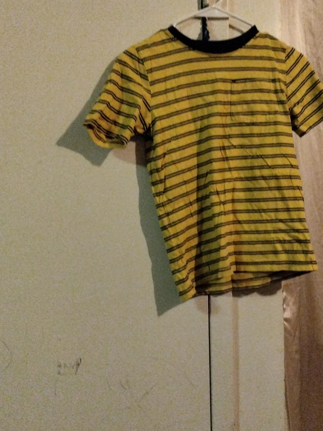 Yellow and Black Striped T-Shirt