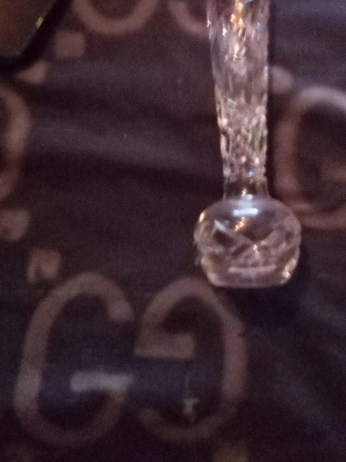 Crystal bud vase