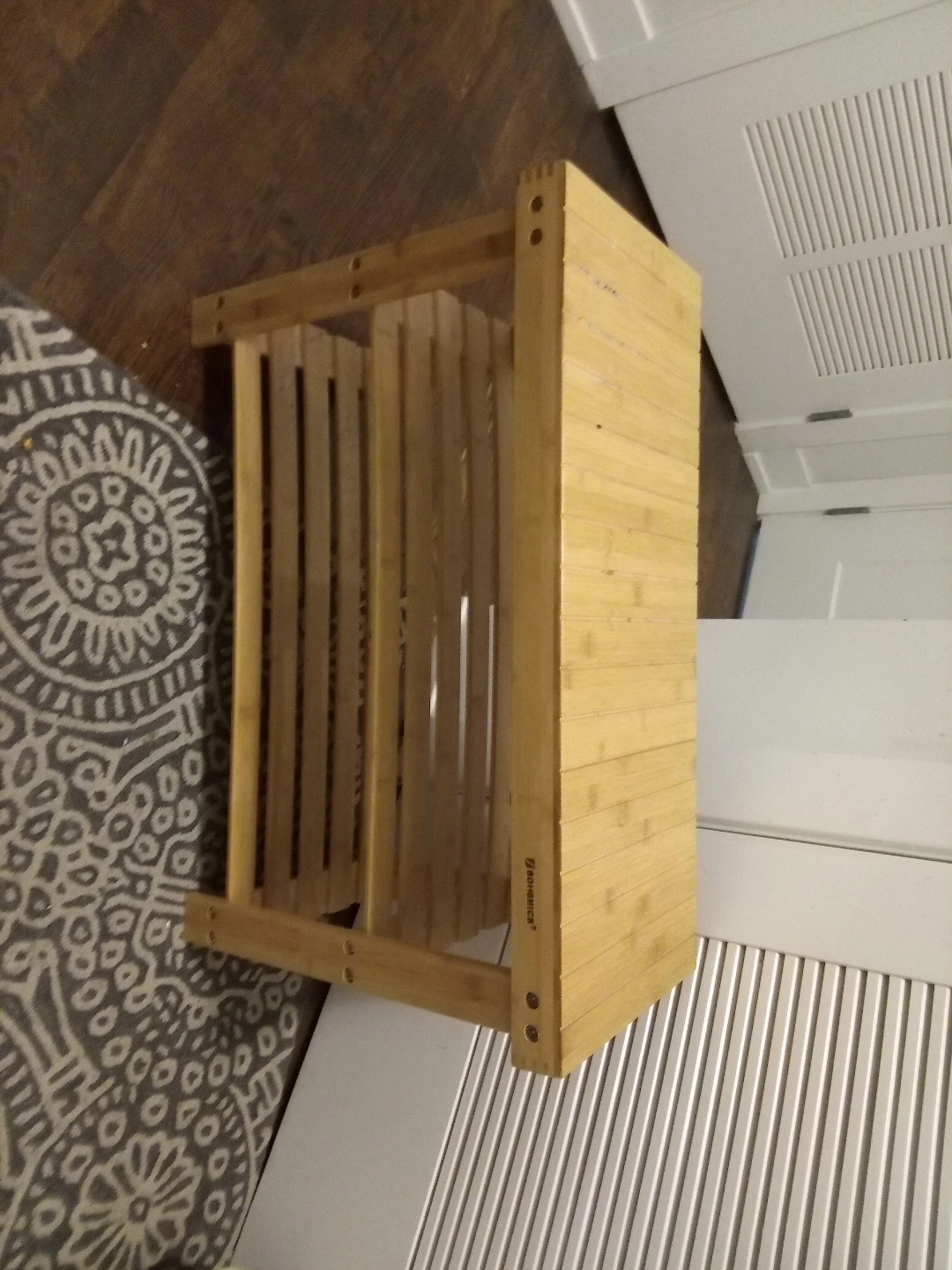 Songmics Bench sit Shoe sturdy wood - photo 5