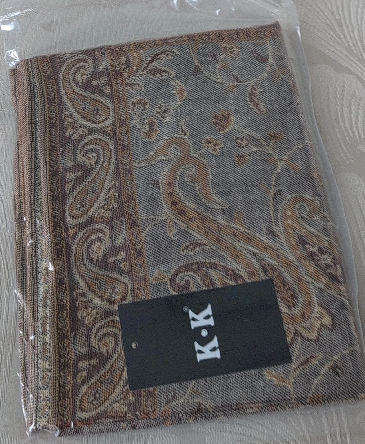 K K Paisley Print scarf