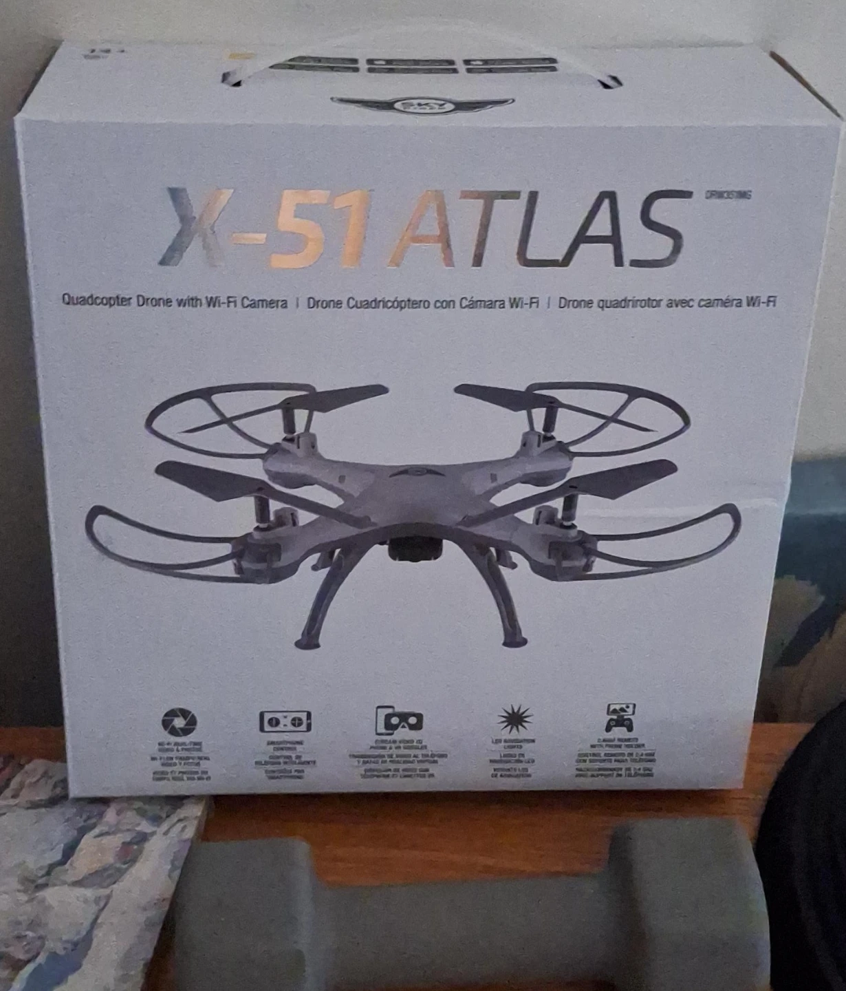 Sky X-51 Atlas Quadcopter Drone with Wi-Fi Camera