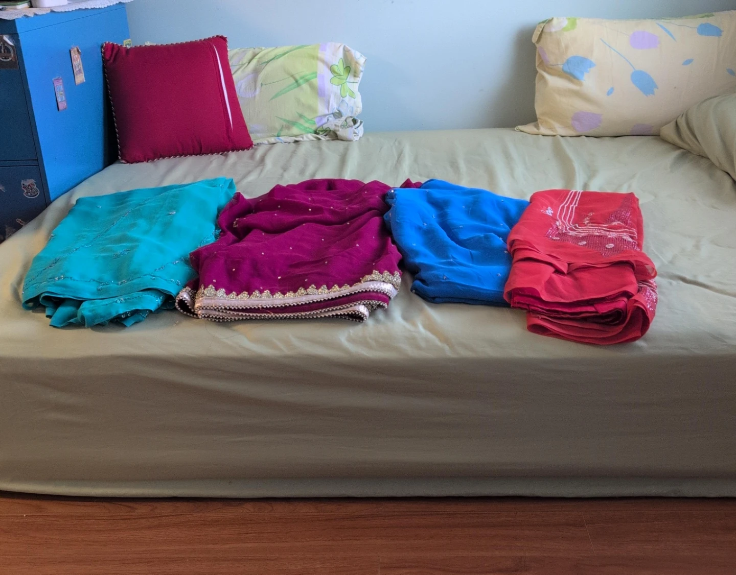 Four Assorted Sarees