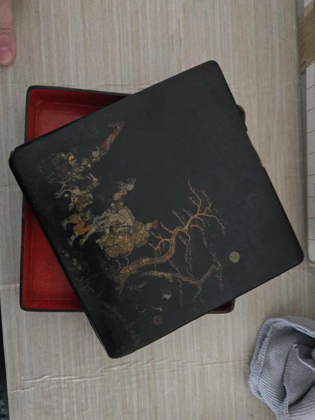 Vintage Japanese Lacquer Box