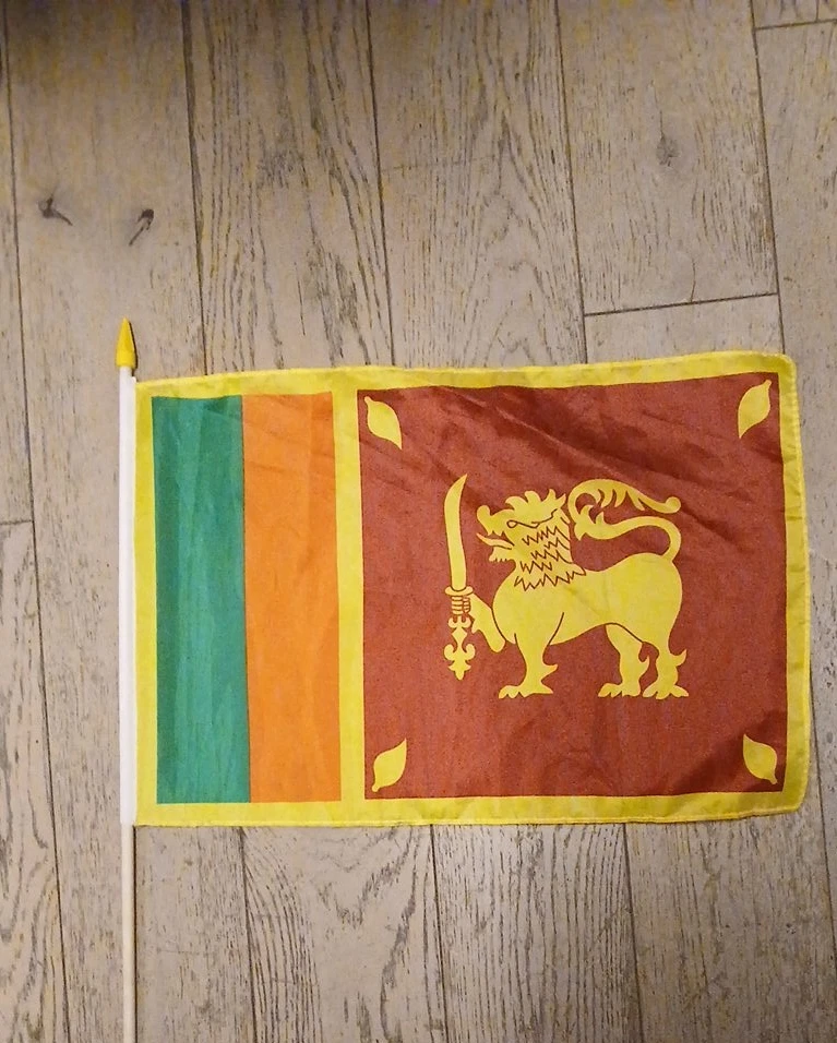 Sri Lanka Handheld Flag