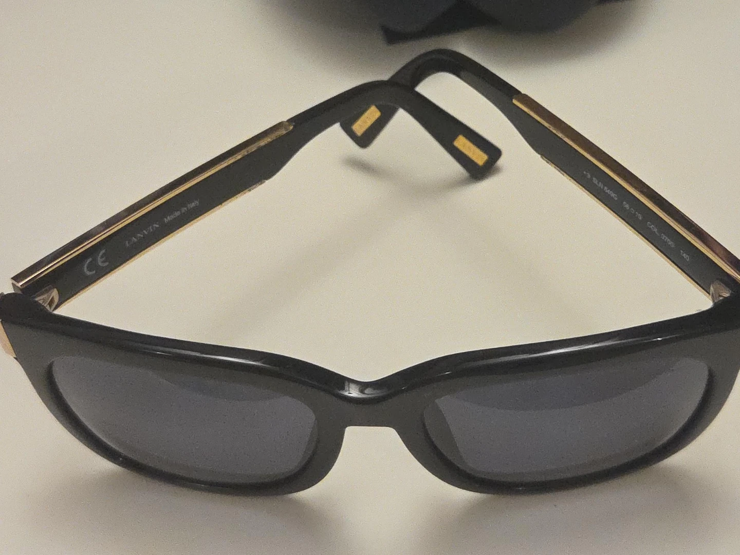Lanvin Black Cat Eye Sunglasses